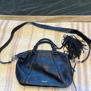 Rebecca Minkoff navy satchel